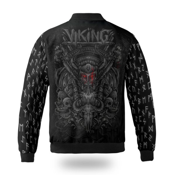 Viking Bomber Jacket JORMUNGANDR – Son of Loki Rune