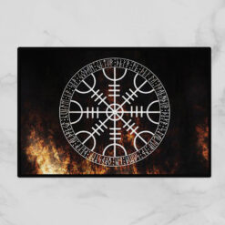 Viking Doormat Helm of Awe Symbol of Protection and Power