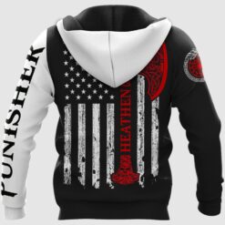 Viking Hoodie Until Valhalla Heathen Axe Flag