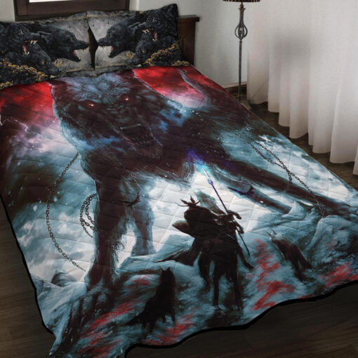 Viking Quilt Set Fenrir - The Wolf of Ragnarok