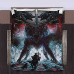 Viking Quilt Set Fenrir - The Wolf of Ragnarok