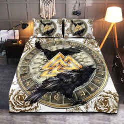 Viking Quilt Set Ravens - The Children of Odin