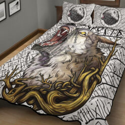 Viking Quilt Set Skoll - Hati And Fenrir