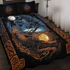 Viking Quilt Set Sons of Fenrir - Skol & Hati