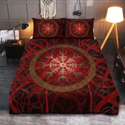 Viking Quilt Set The Helm of Awe (Aegishjalmur)