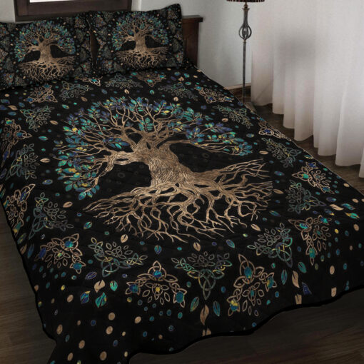 Viking Quilt Set Tree of life -Yggdrasil 1