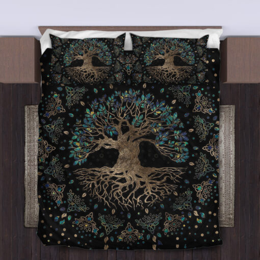 Viking Quilt Set Tree of life -Yggdrasil 1