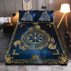 Viking Quilt Set Viking Compass Vegvisir Rune