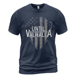 Viking T-shirt Flag Shield Until Valhalla