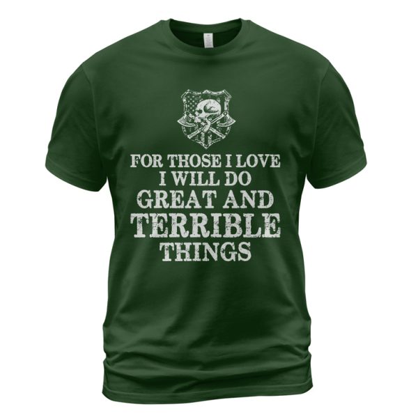 Viking T-shirt Great And Terrible Things