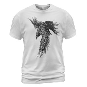 Viking T-shirt Raven Of Odin Norse Art