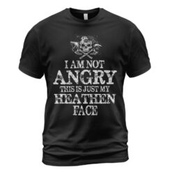 Viking T-shirt This Is Just My Heathen Face