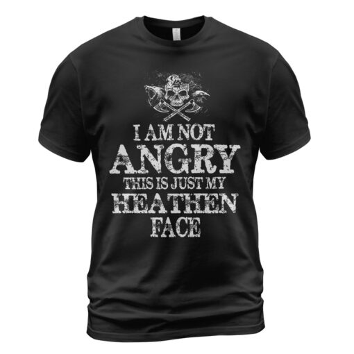 Viking T-shirt This Is Just My Heathen Face