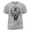 Viking T-shirt Until Valhalla Valknut Skull