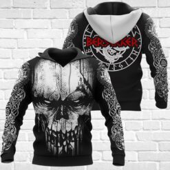 Viking Hoodie Berserker Skull