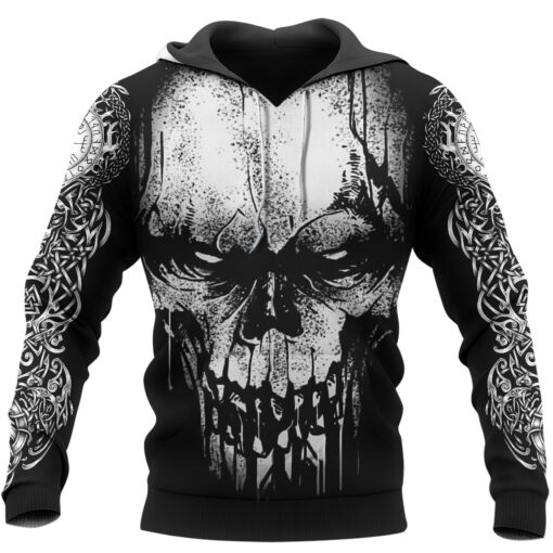 Viking Hoodie Berserker Skull