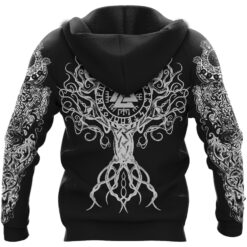 Viking Hoodie Skull Yggdrasil Tree Of Life