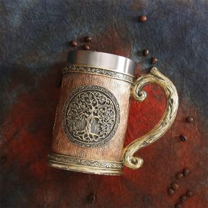 Viking Mug Nordic Mythology World Tree Yggdrasil