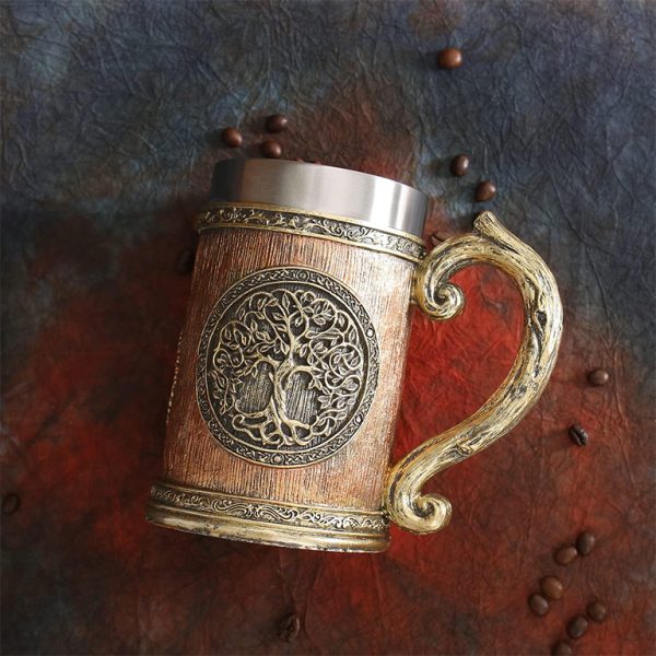 Viking Mug Nordic Mythology World Tree Yggdrasil