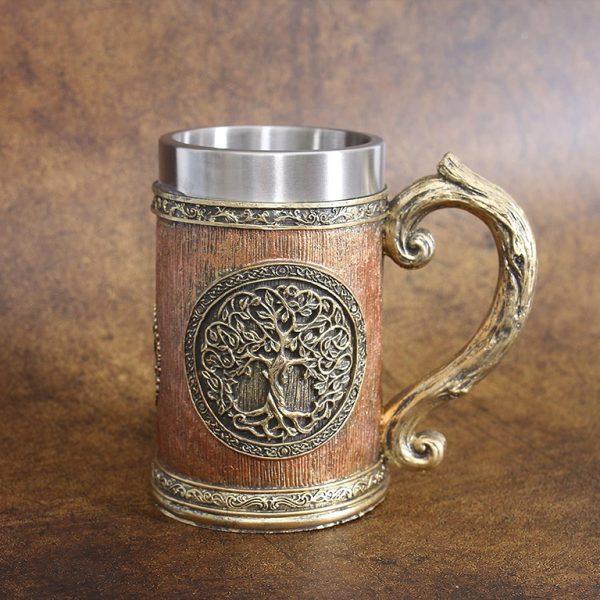 Viking Mug Nordic Mythology World Tree Yggdrasil