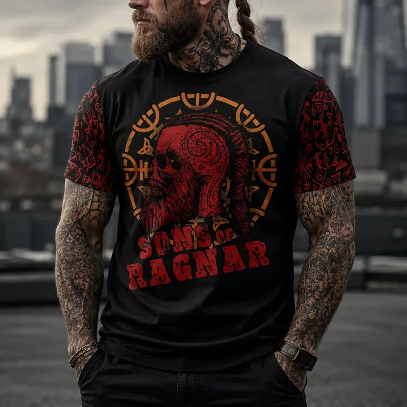 Viking Family Names: 10 Powerful Surnames Echoing Norse Legends Viking T-Shirt Sons of Ragnar Legacy