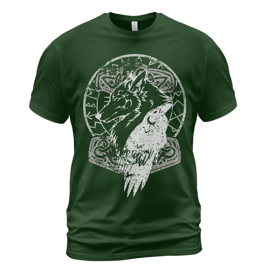 Viking T Shirts β Norse Raven & Viking Wolf Art Mythic Symbol Viking T Shirts β Norse Raven & Viking Wolf Art Mythic Symbol