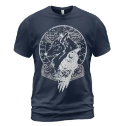 10 Viking Symbols and Their Meanings Viking T Shirts – Norse Raven & Viking Wolf Art Mythic Symbol