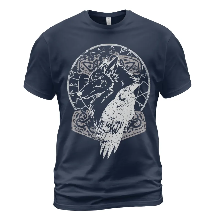 Viking T Shirts β Norse Raven & Viking Wolf Art Mythic Symbol Viking T Shirts β Norse Raven & Viking Wolf Art Mythic Symbol
