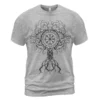Viking T Shirts – Norse Yggdrasil Tree & Vegvisir Rune Ancient Symbol