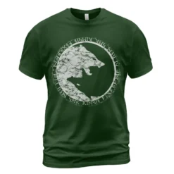 Viking T Shirts – Yin Yang Wolf Viking Art Symbolic Balance
