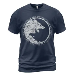 Viking T Shirts – Yin Yang Wolf Viking Art Symbolic Balance
