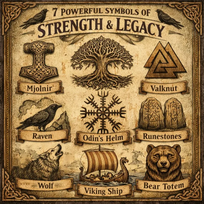 Viking Blood β 7 Powerful Symbols of Strength and Legacy Viking Blood β 7 Powerful Symbols of Strength and Legacy