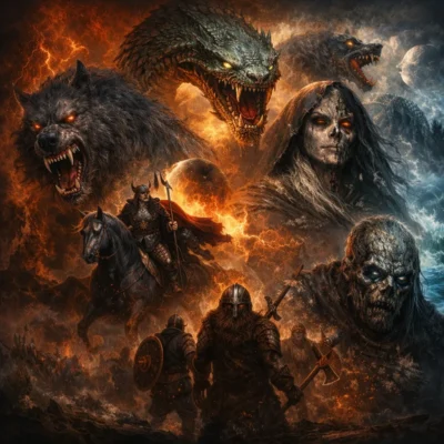 Norse Mythology Beasts – 9 Terrifying Creatures That Shaped Viking Legends