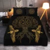 Viking Quilt Bedding Set Celtic Tree Of Life Sacred Meaning Design