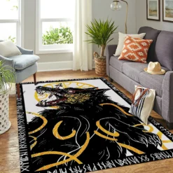 Viking Rug Fenrir Art Viking Protection Rune Bold Mythic Powerful Symbolism