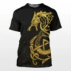 Viking Shirt Fenrir Clothing Yggdrasil Rune Ultimate Powerful Legendary Meaning