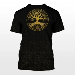 Viking Shirt Fenrir Clothing Yggdrasil Rune Ultimate Powerful Legendary Meaning
