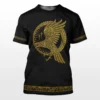 Viking Shirt Viking Celtic Raven Helm Of Awe Ultimate Powerful Legendary Meaning