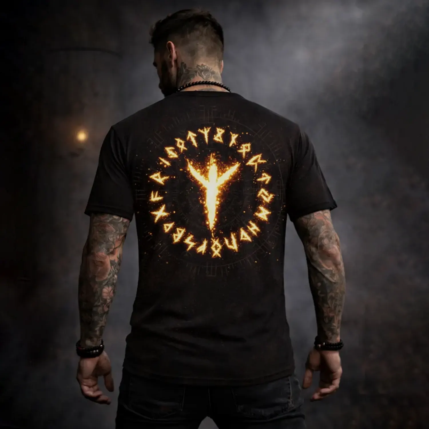 Protection Rune – Algiz Viking T-Shirt