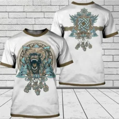 Fearless Viking T Shirt - norse wolf symbol Power Fearless Viking T Shirt - norse wolf symbol Power