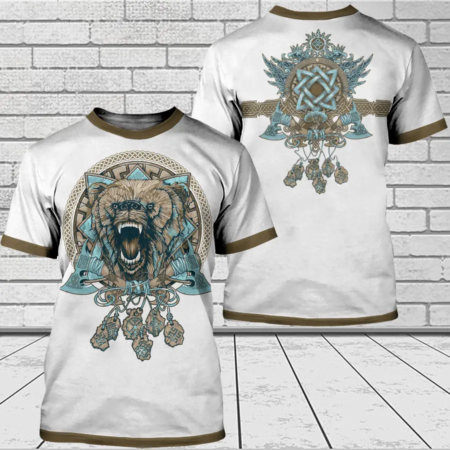 Fearless Viking T Shirt - norse wolf symbol Power Fearless Viking T Shirt - norse wolf symbol Power