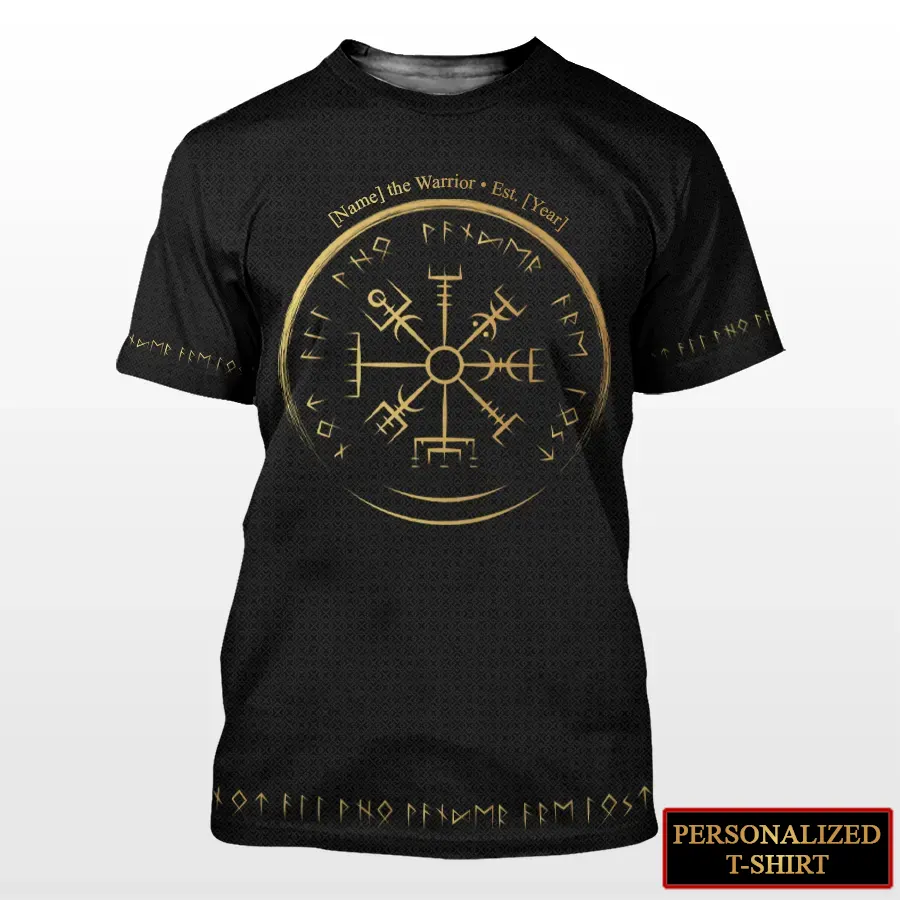 Norse Vegvisir Tee – Personalize Your Warrior Identity Norse Vegvisir Tee – Personalize Your Warrior Identity