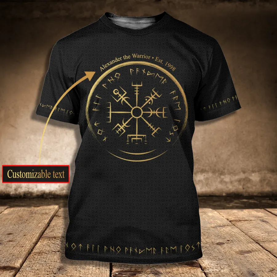 Norse Vegvisir Tee – Personalize Your Warrior Identity Norse Vegvisir Tee – Personalize Your Warrior Identity