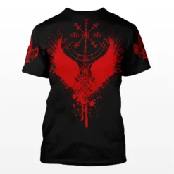 Viking T Shirt Skull Art Viking Compass Bold Unique
